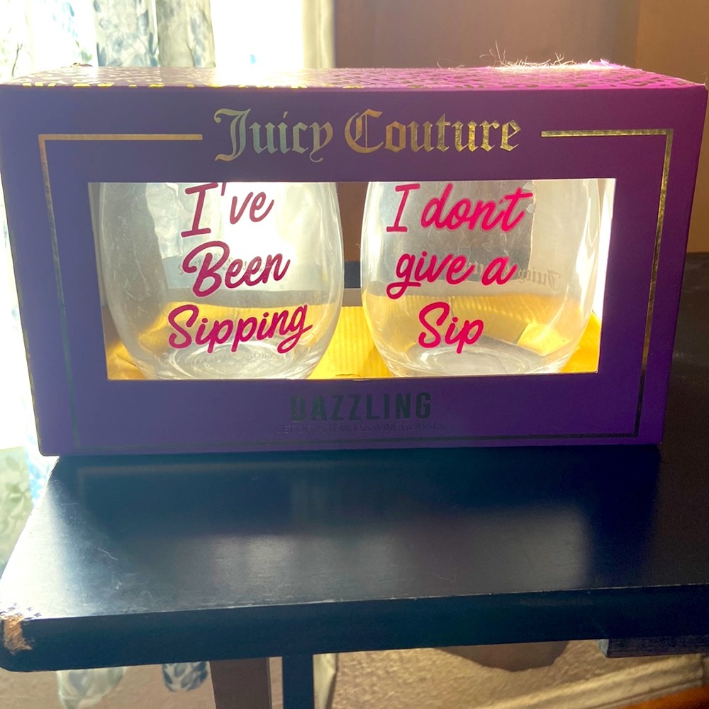 Juicy Couture Wine Glasses
